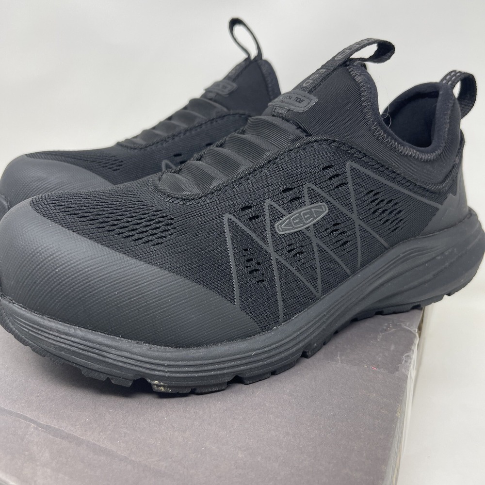KEEN Vista Energy Shift ESD Utility Shoes Womens 5.5 Black Like New Carbon Toe